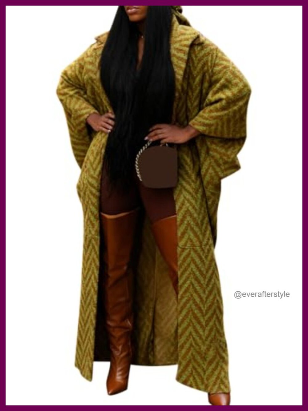 Womens Oversized Chunky Knit Long Cardigan Open Front Sweater